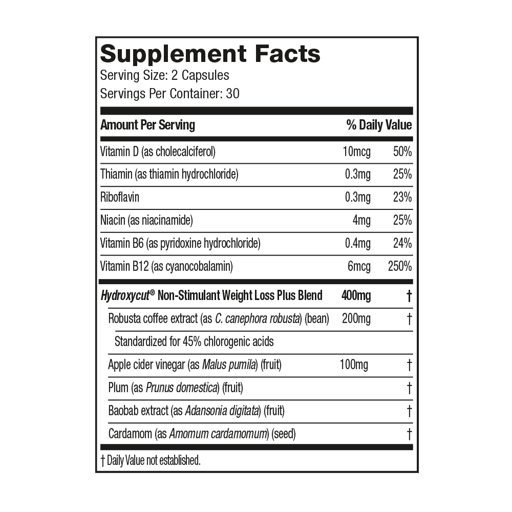 Hydroxycut Non-Stimulant - Image 3